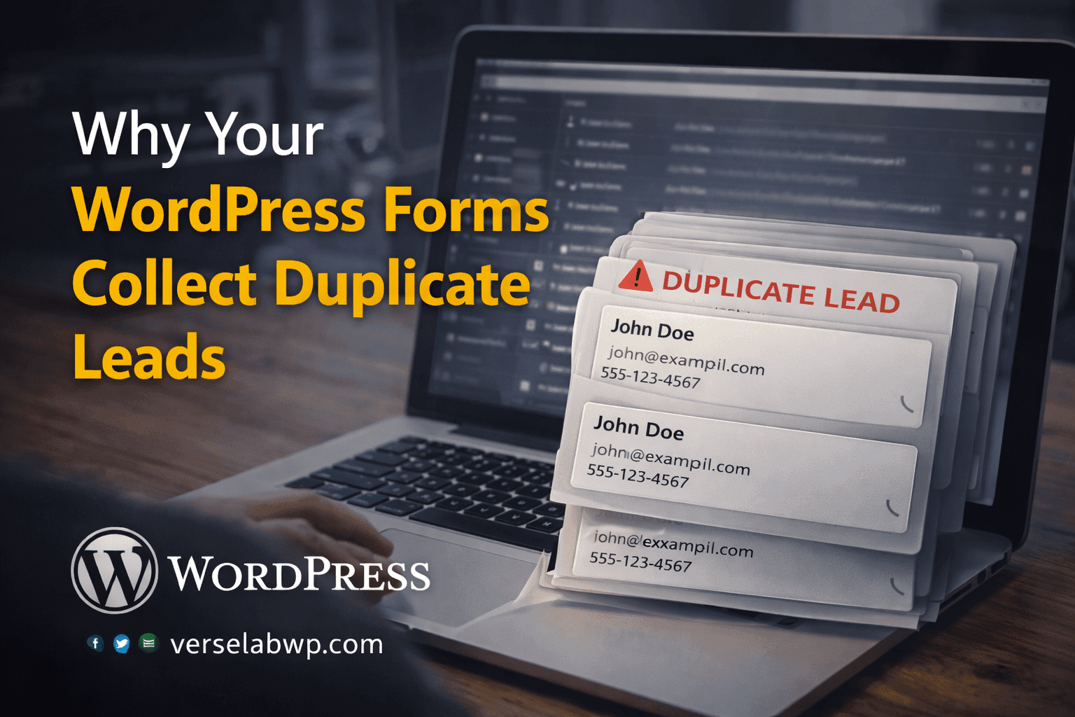 Why Your WordPress Forms Collect Duplicate Leads