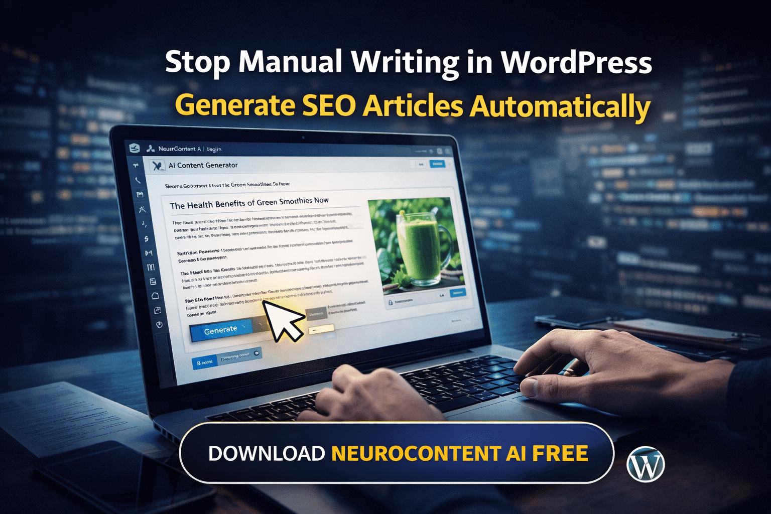 Stop Manual Writing in WordPress: Generate SEO Articles Automatically