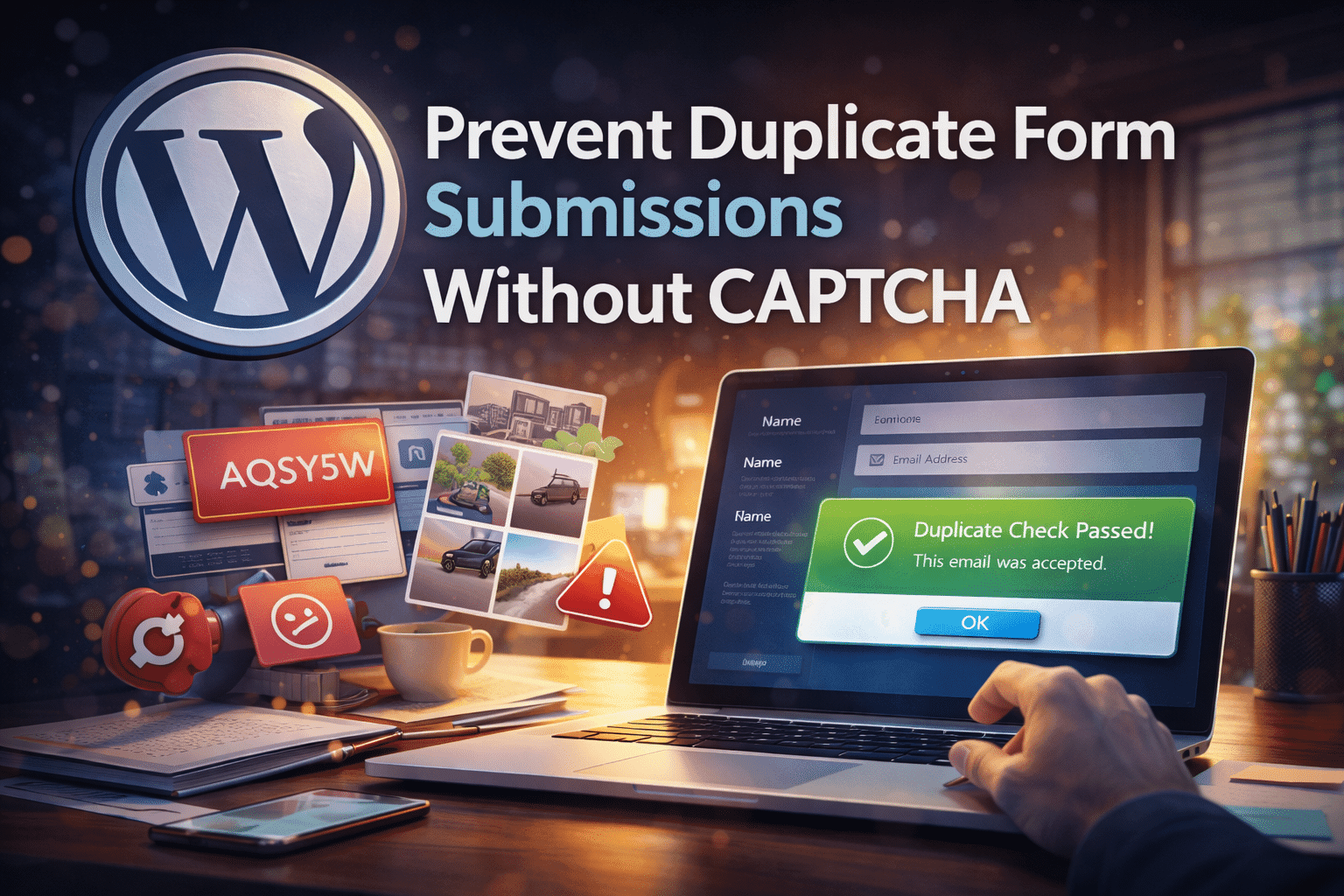 Why CAPTCHA Is Not the Best Way to Prevent Duplicate Form Submissions