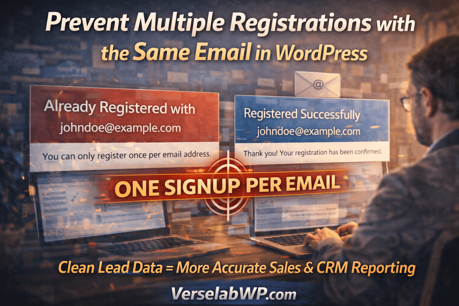 How to Prevent Multiple Registrations with the Same Email in WordPress