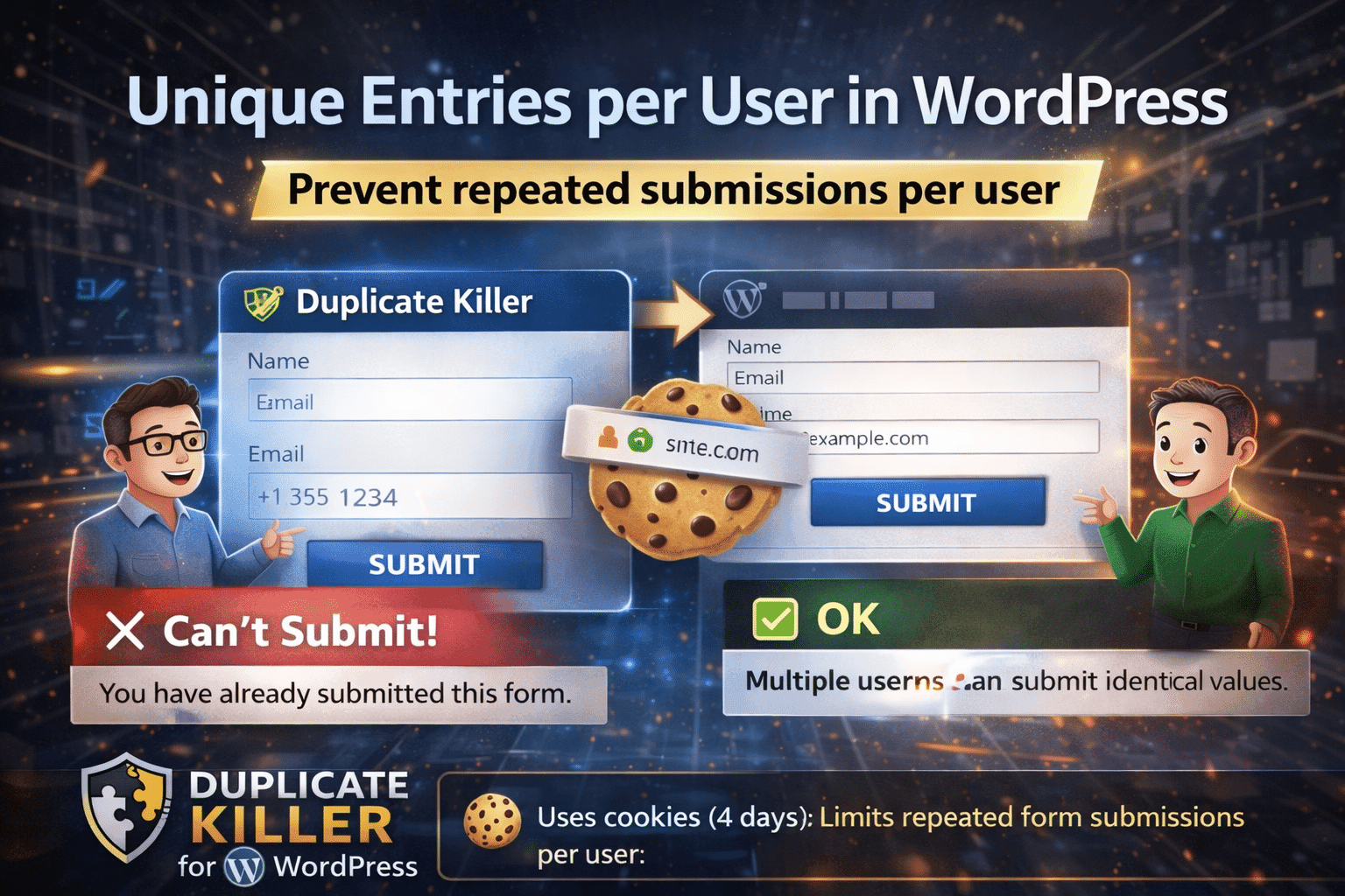 Unique Entries per User in WordPress: How to Use It
