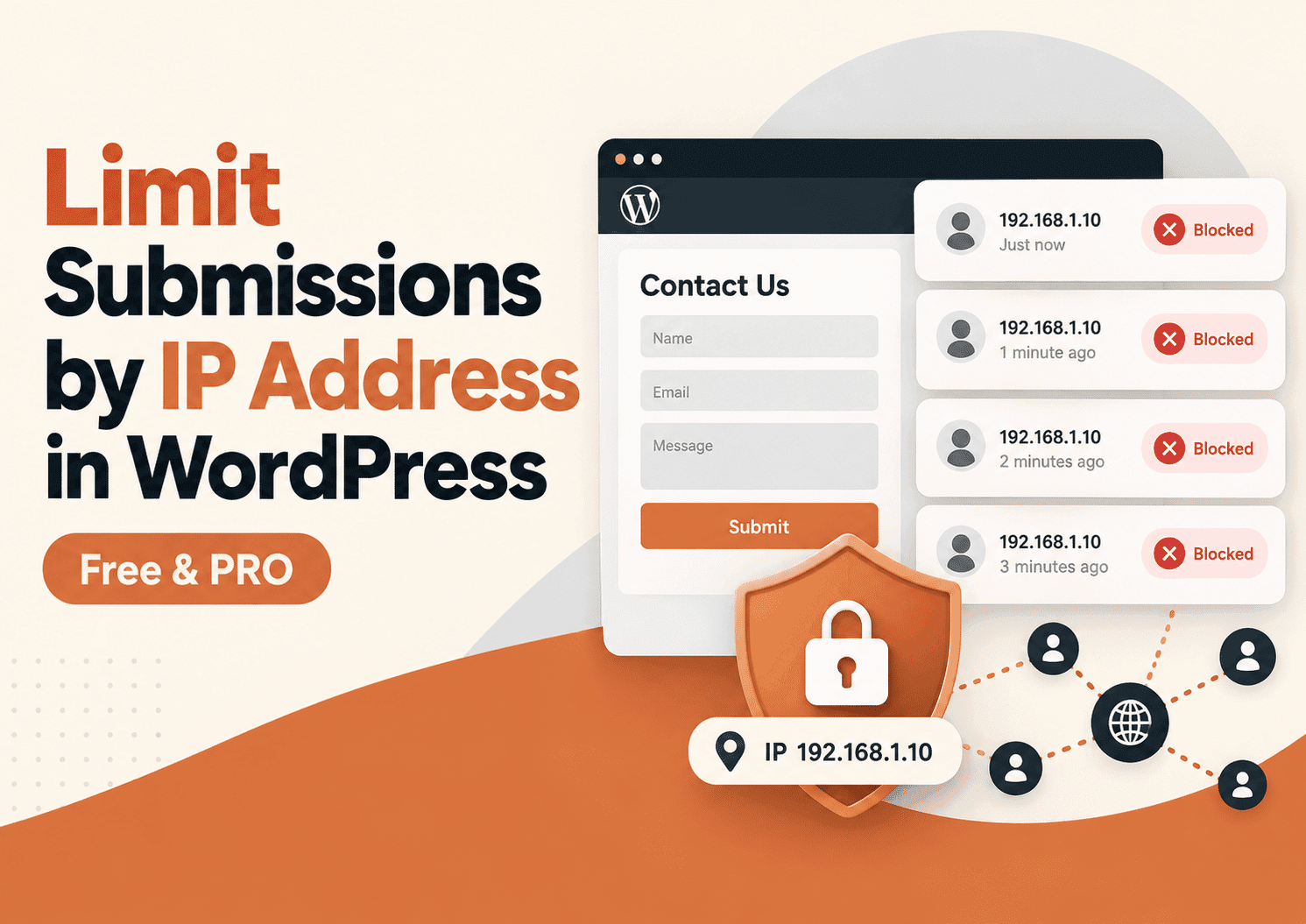 Limit Submissions by IP Address in WordPress (Free & PRO)
