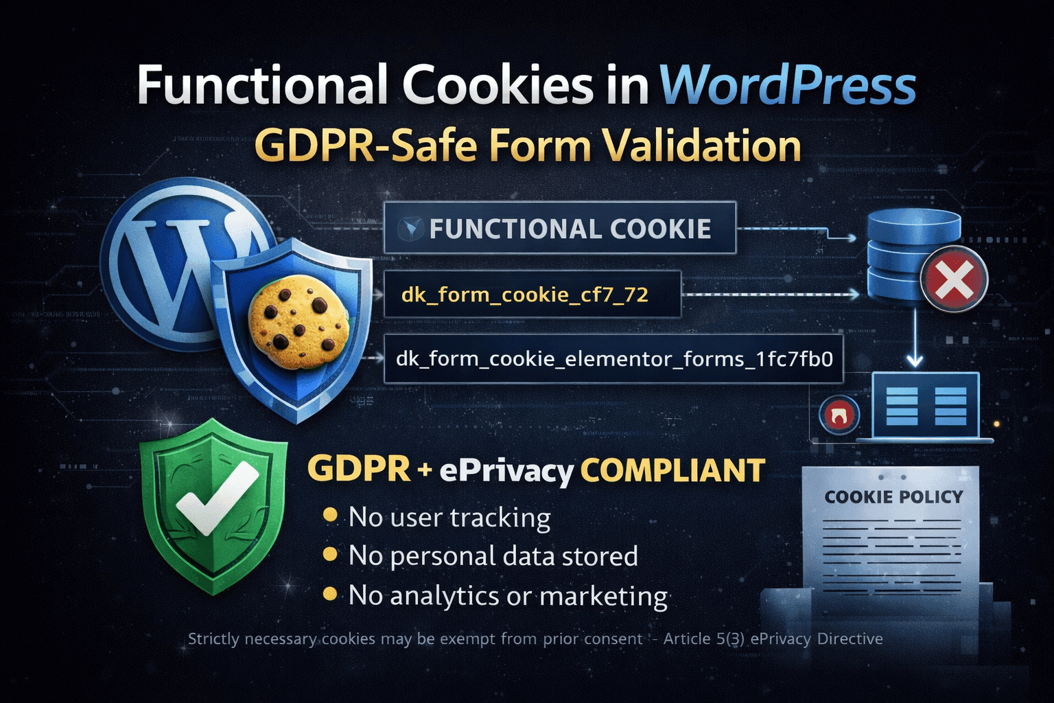Functional Cookies in WordPress: What Agencies Must Know