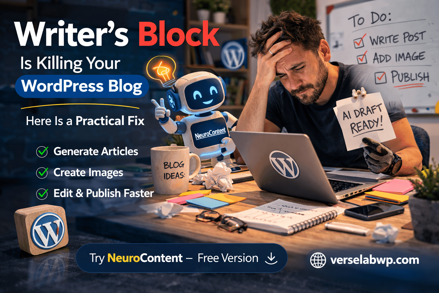 Writer’s Block Is Killing Your WordPress Blog (Here Is a Practical Fix)