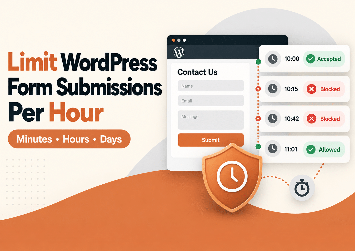 How to Limit WordPress Form Submissions Per Hour